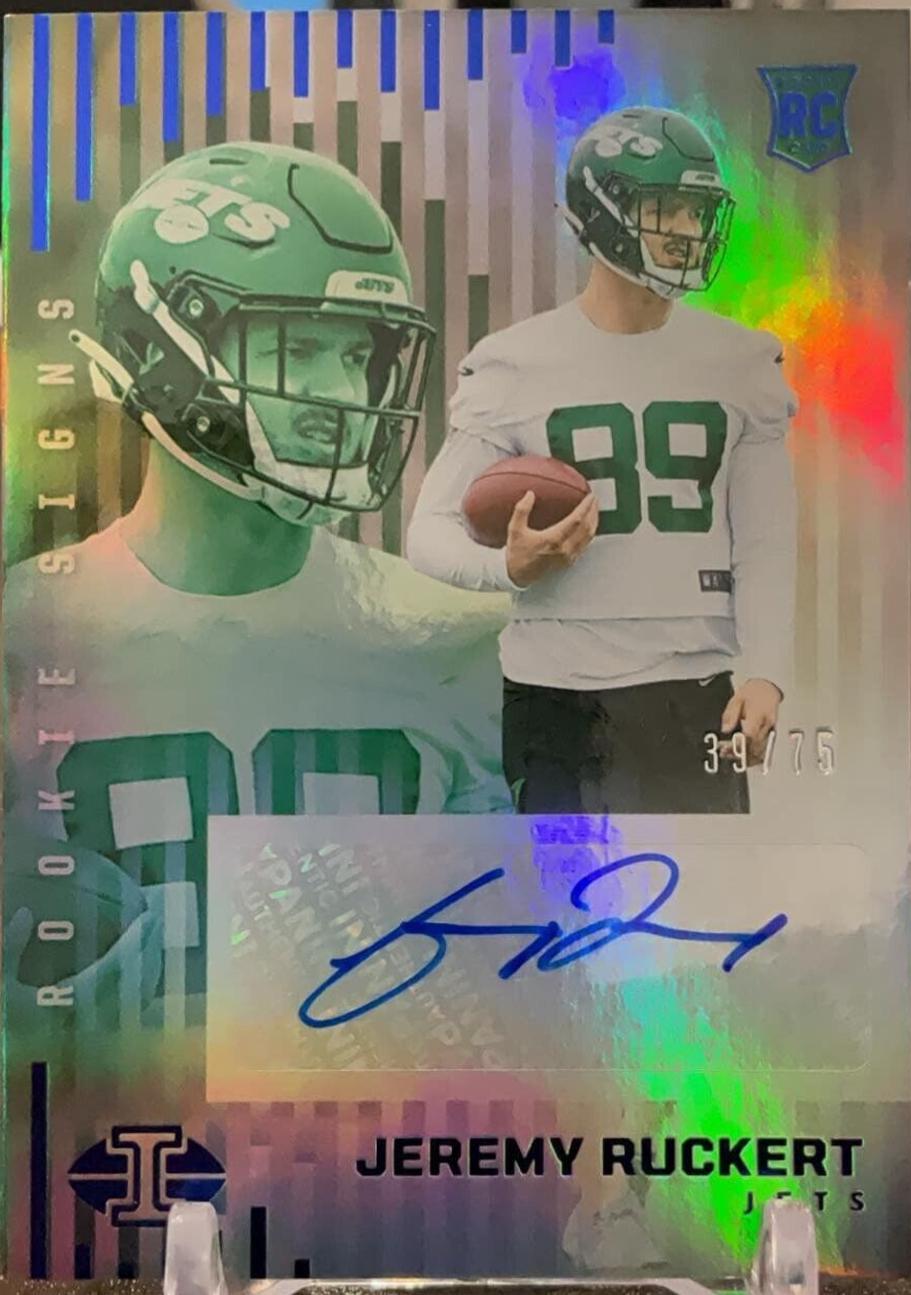 Jeremy Ruckert #RS-JR 2022 Panini Illusions Football Rookie Signs