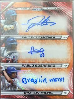 Braylin Morel / Paulino Santana / Pablo Guerrero