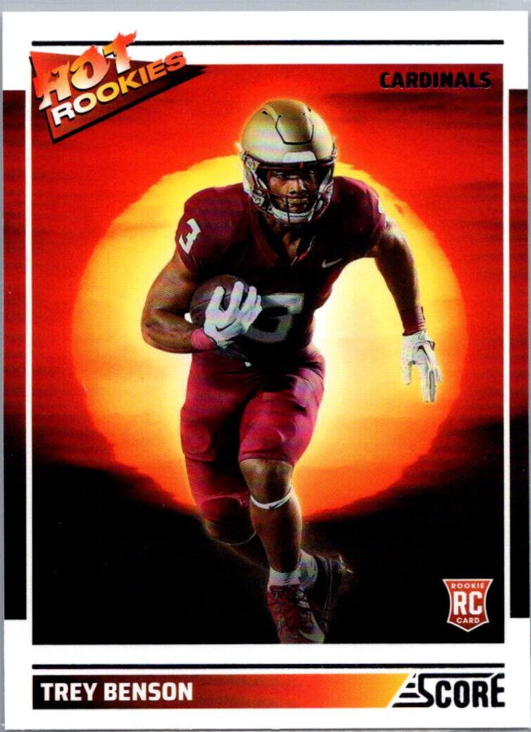 Trey Benson #14 Football Cards 2024 Panini Score Hot Rookies
