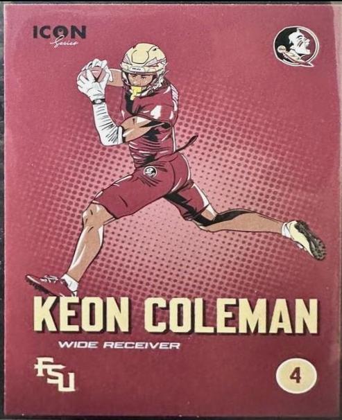 Keon Coleman #84 2023 Onit Athlete Florida State Seminoles Football