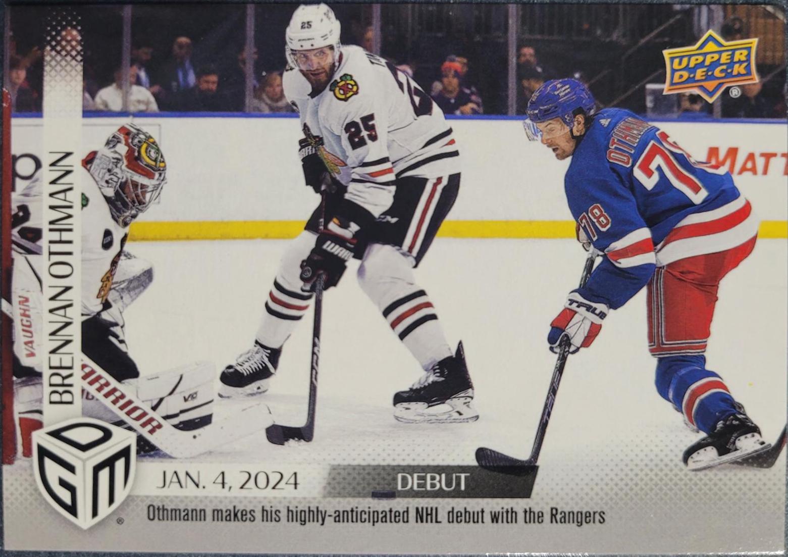 Brennan Othmann #45 Hockey Cards 2023 Upper Deck Game Dated Moments