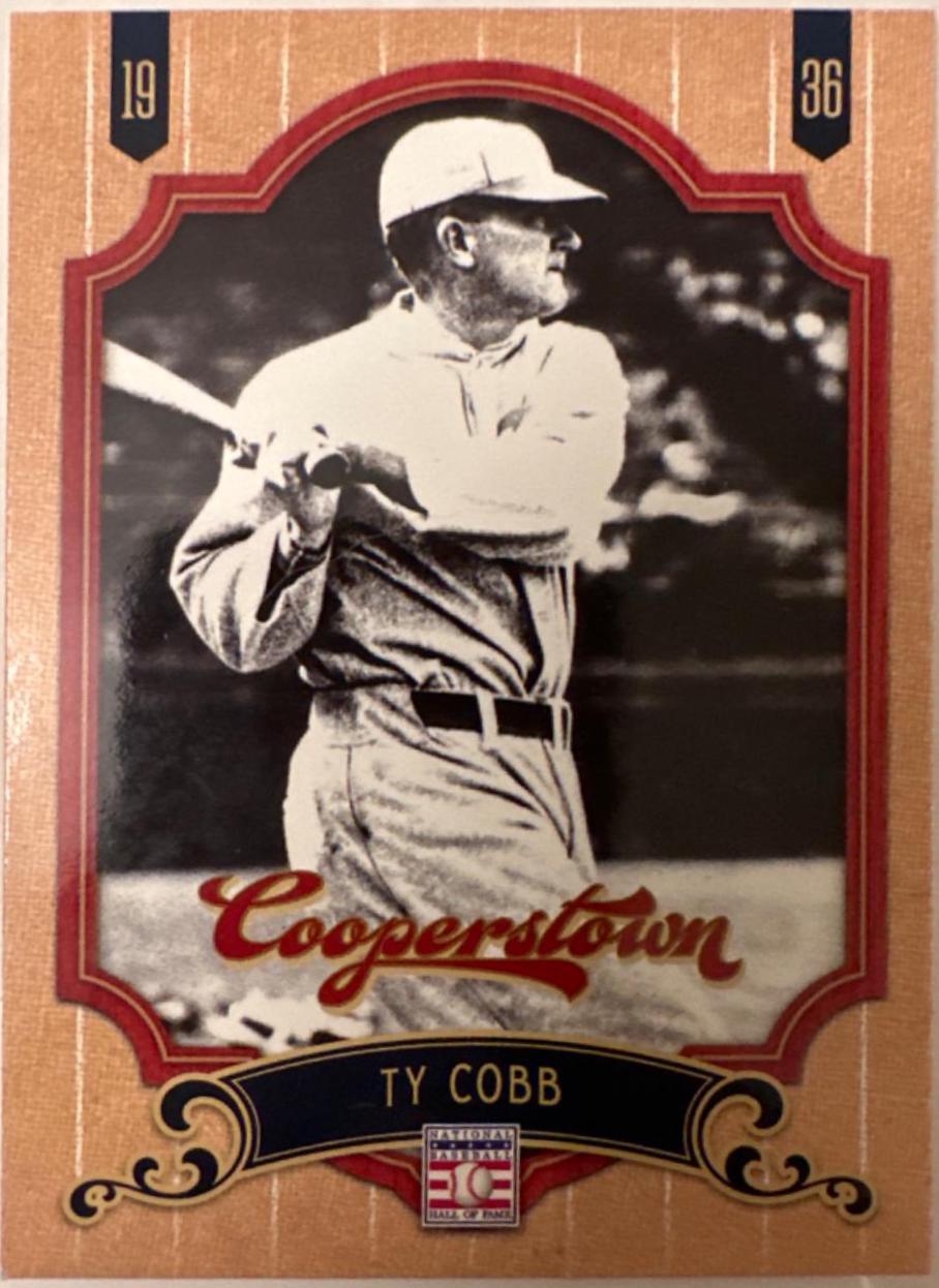 Ty Cobb #1 Baseball Cards 2012 Panini Cooperstown