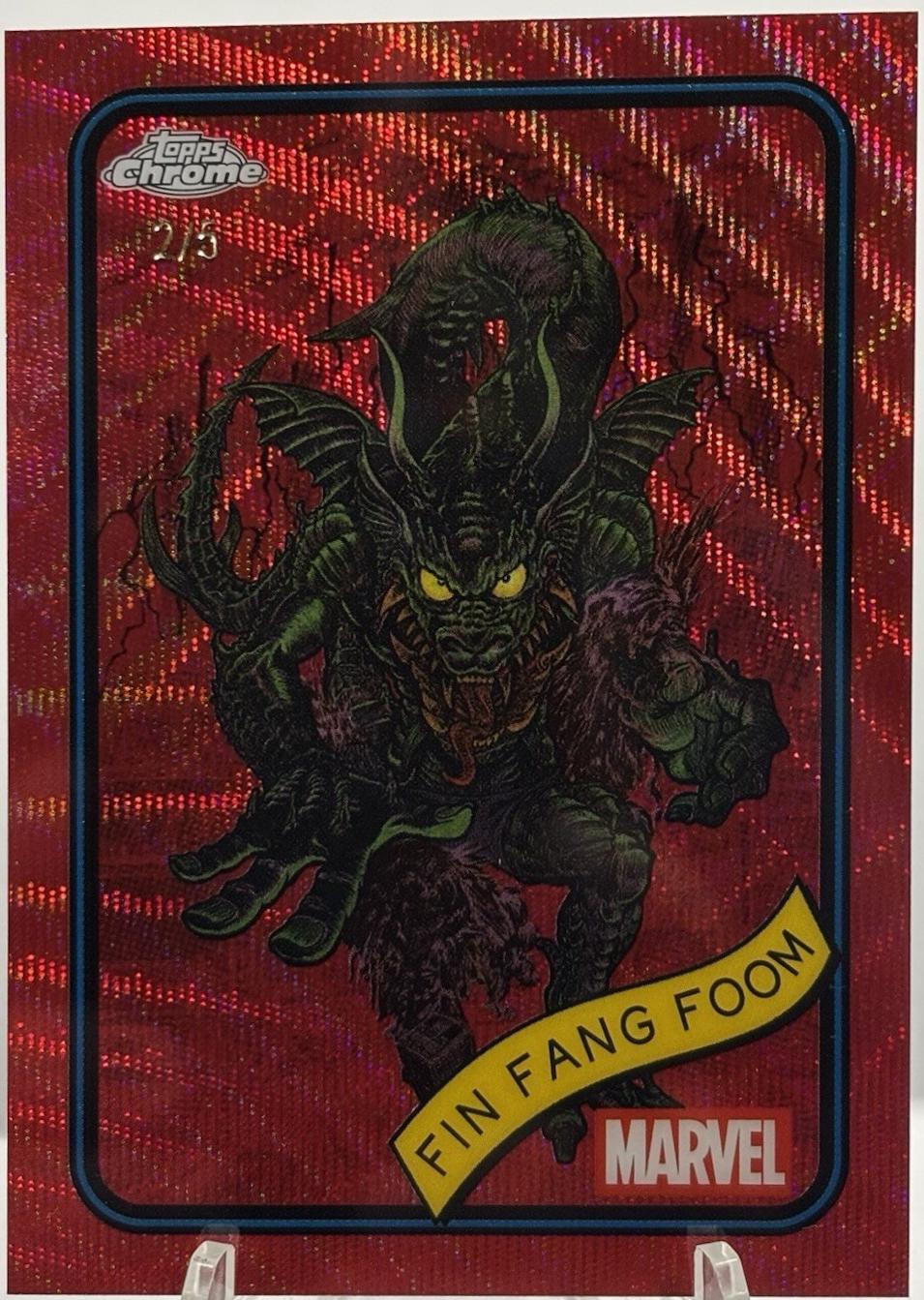 FIN Fang Foom Red Wave Refractor