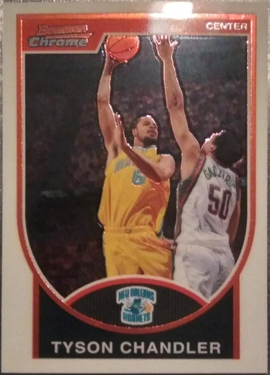 Tyson Chandler #27 Basketball Cards 2007 Bowman Chrome