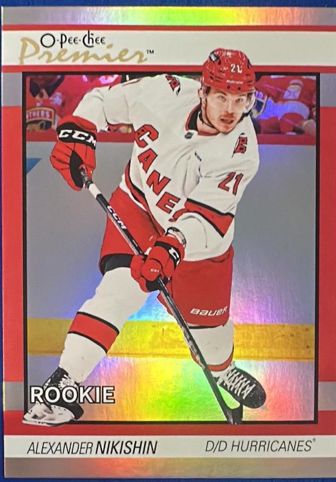 Alexander Nikishin #PW-AN 2025 O Pee Chee Premier Jumbo Hockey
