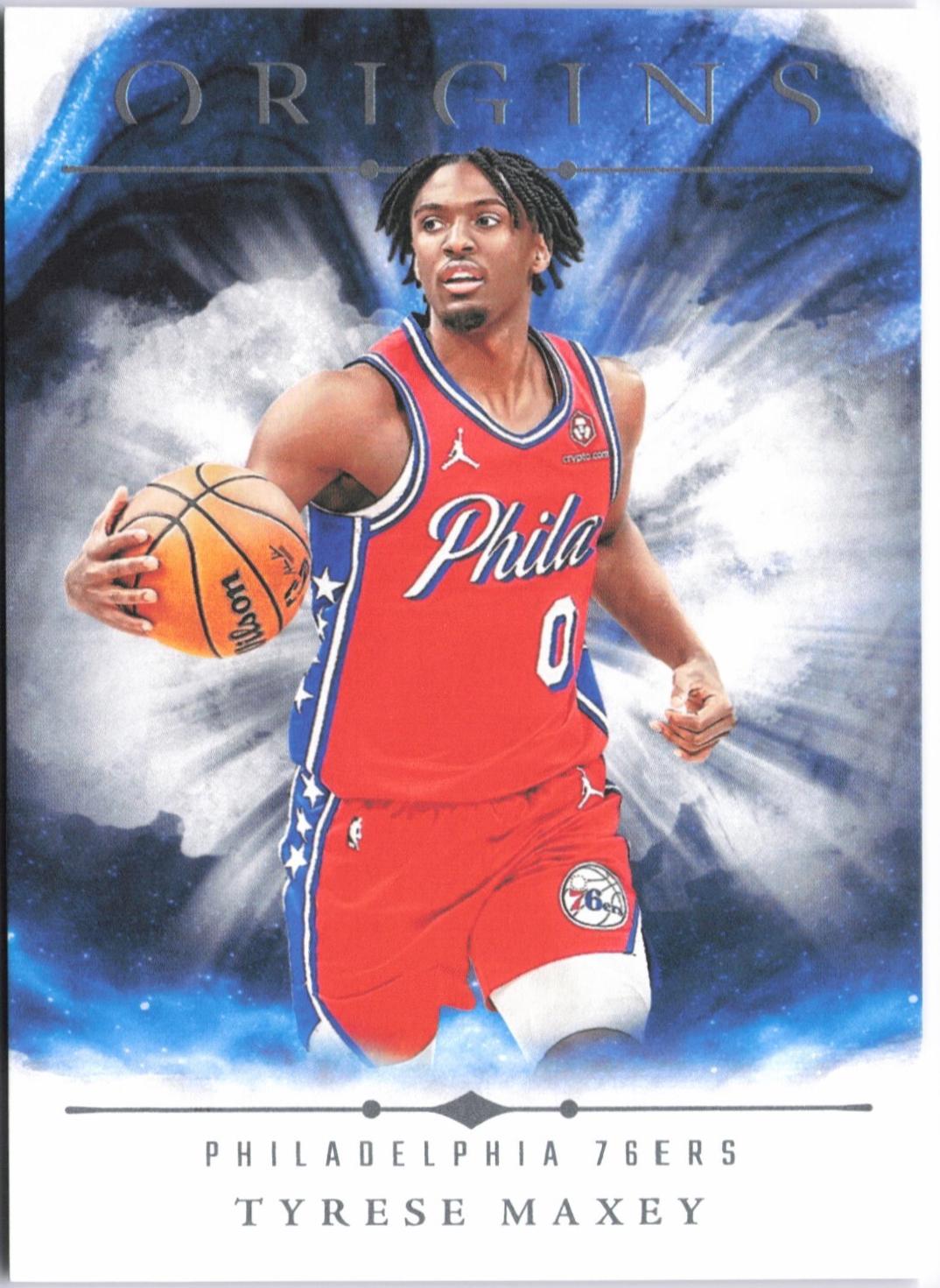 Tyrese Maxey #22 Basketball Cards 2024 Panini Origins