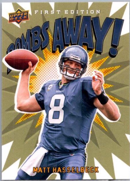 Matt Hasselbeck #BA-23 Football Cards 2009 Upper Deck First Edition Bombs Away