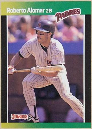 Roberto Alomar #21 Baseball Cards 1989 Donruss Baseball's Best