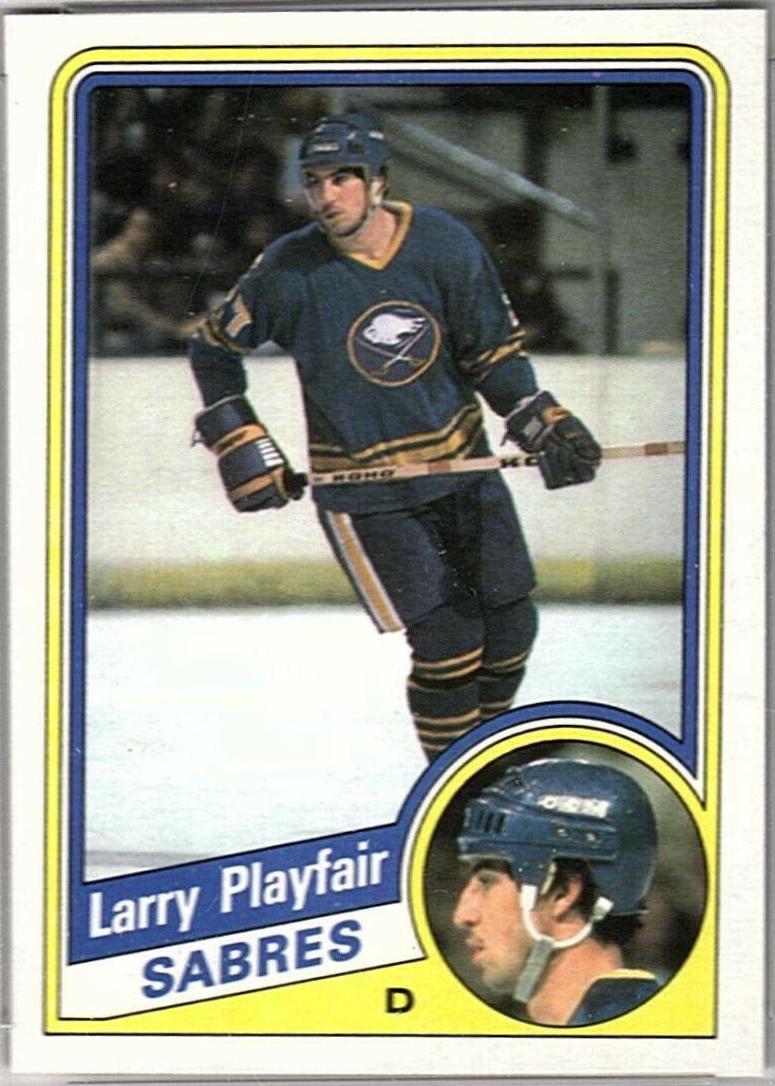 Larry Playfair #20 Hockey Cards 1984 Topps