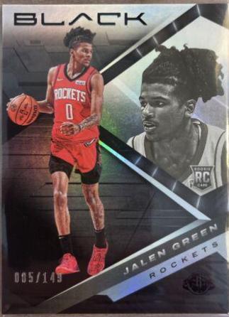 Jalen Green #67 Basketball Cards 2021 Panini Black