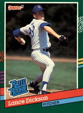 Lance Dickson #424 Baseball Cards 1991 Donruss