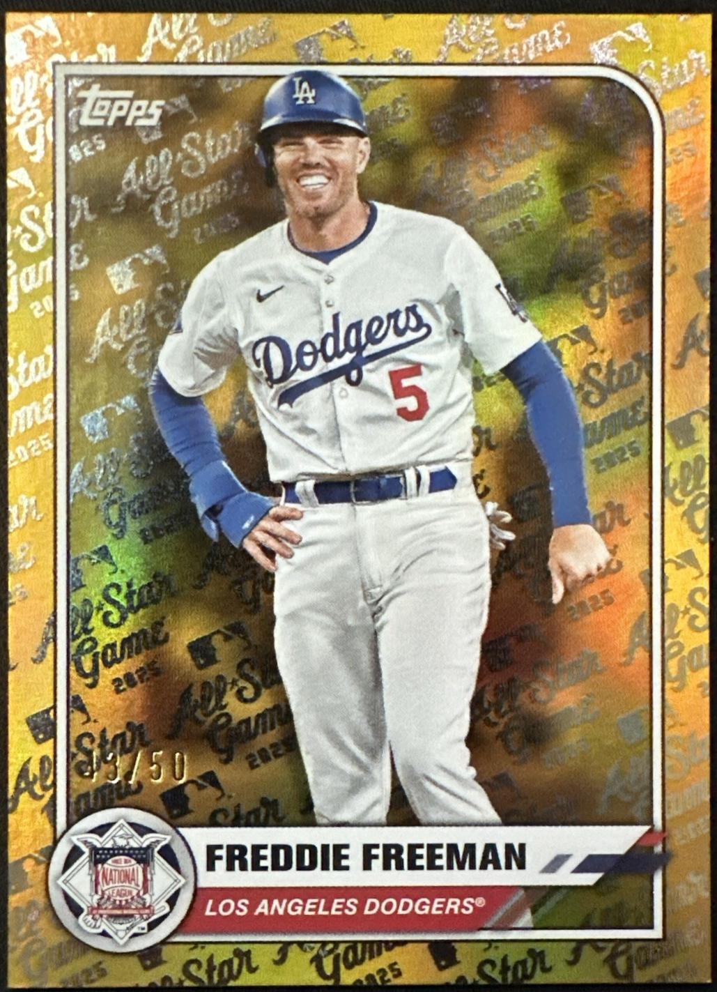 Freddie Freeman [Gold] #25
