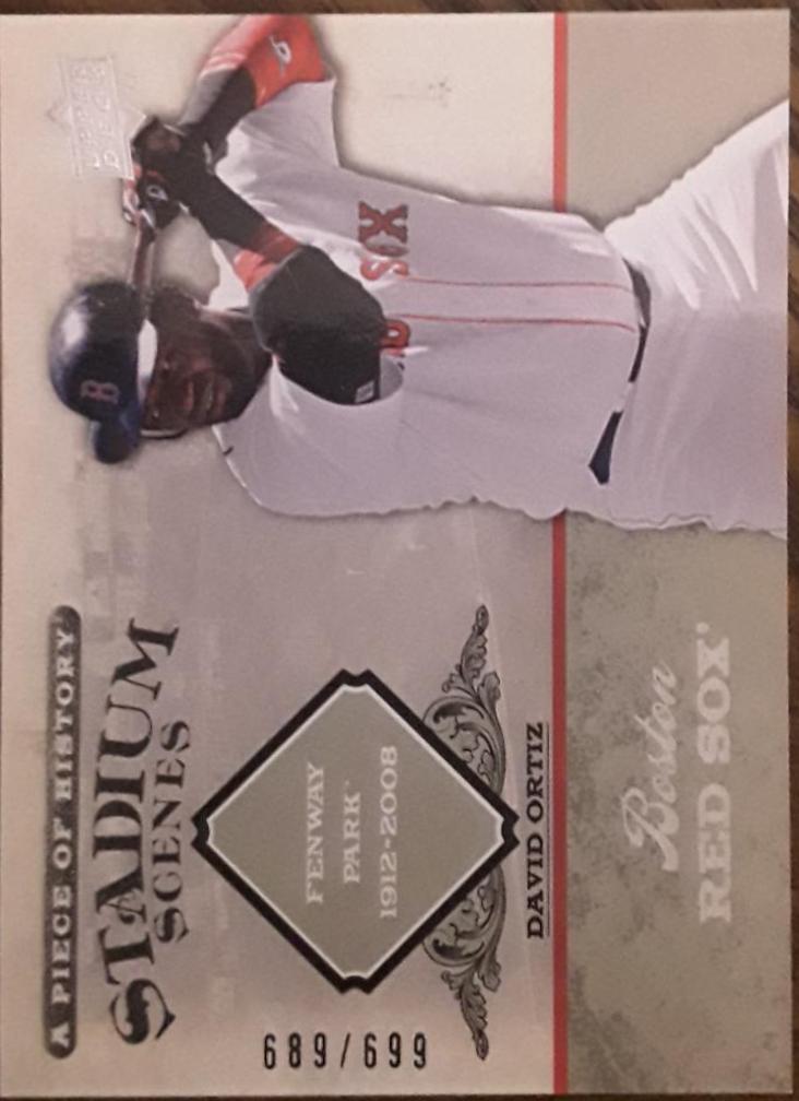 David Ortiz #SS6 Baseball Cards 2008 Upper Deck Piece of History Stadium Scenes