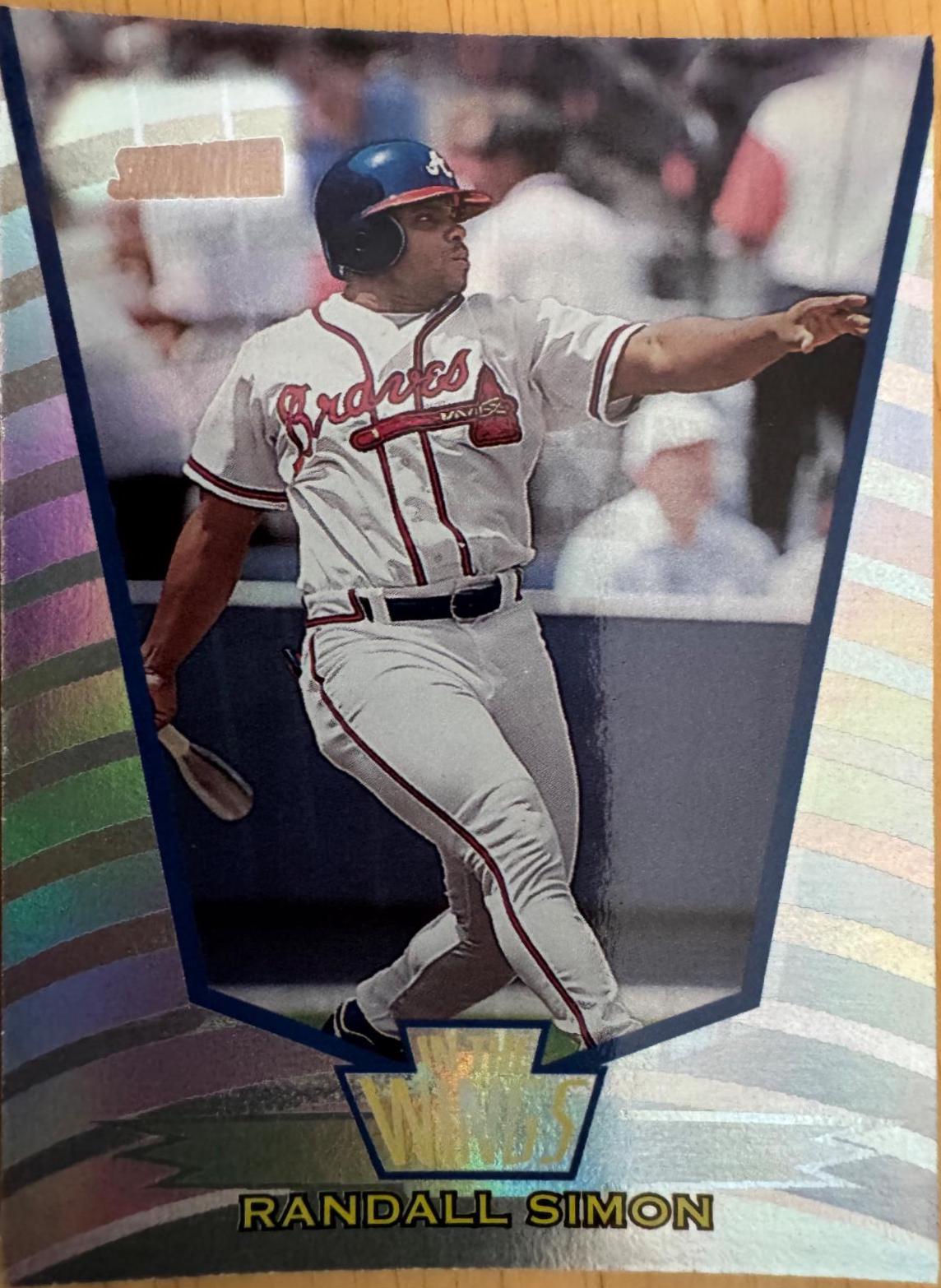 Randall Simon #W13 Baseball Cards 1998 Stadium Club in the Wings