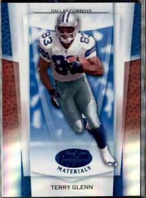 Terry Glenn #3 Football Cards 2007 Leaf Certified Materials