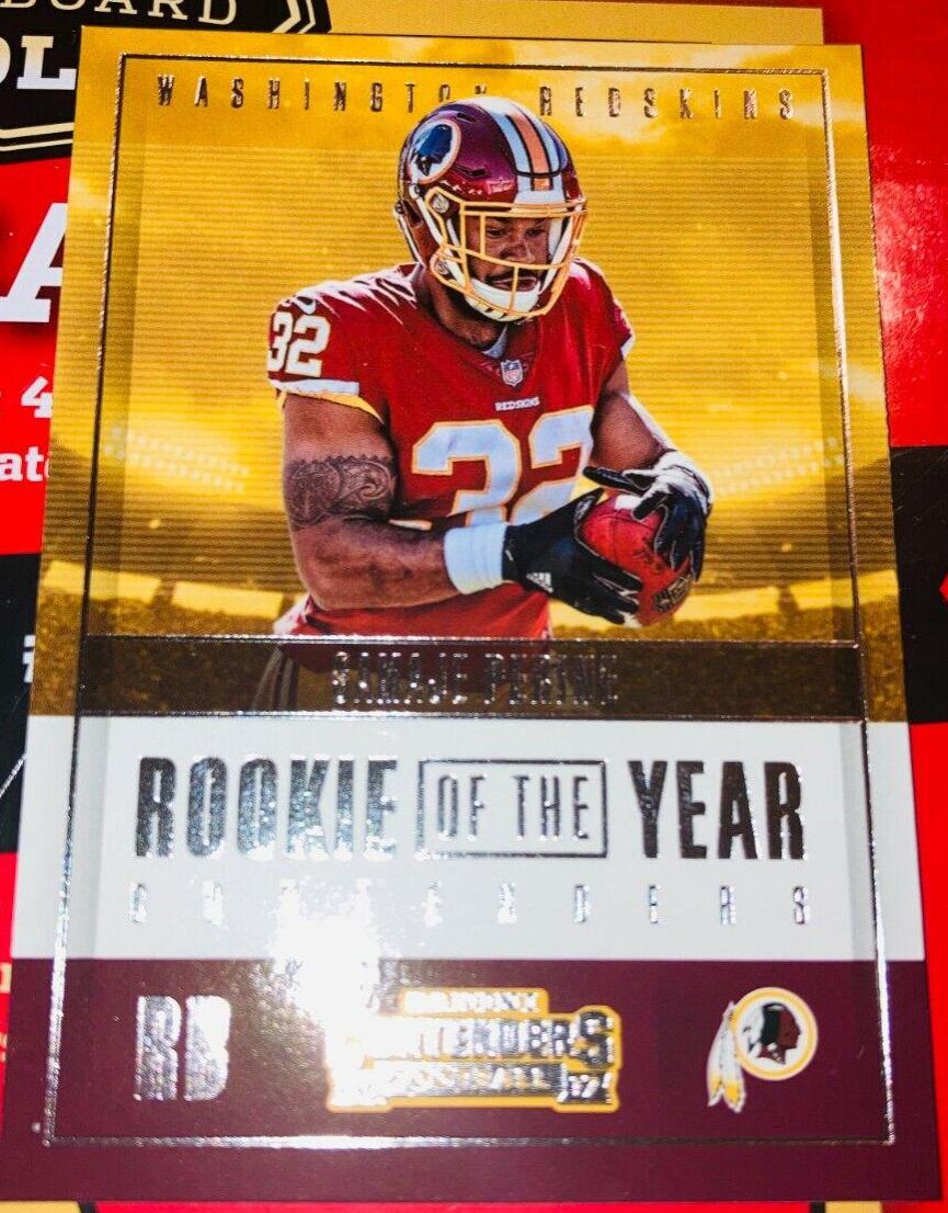 Samaje Perine #RY-12 Football Cards 2017 Panini Contenders Rookie of the Year