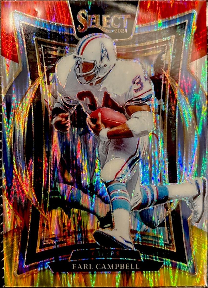 2024 Earl Campbell [Red Yellow Prizm Shock] #54