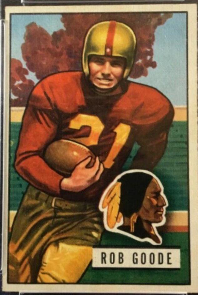 Bob Goode #36 Football Cards 1951 Bowman