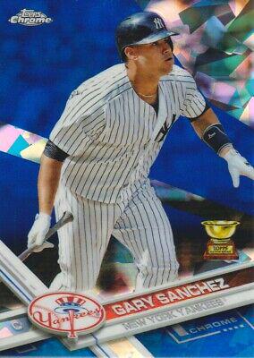 Gary Sanchez #7 Baseball Cards 2017 Topps Chrome Sapphire