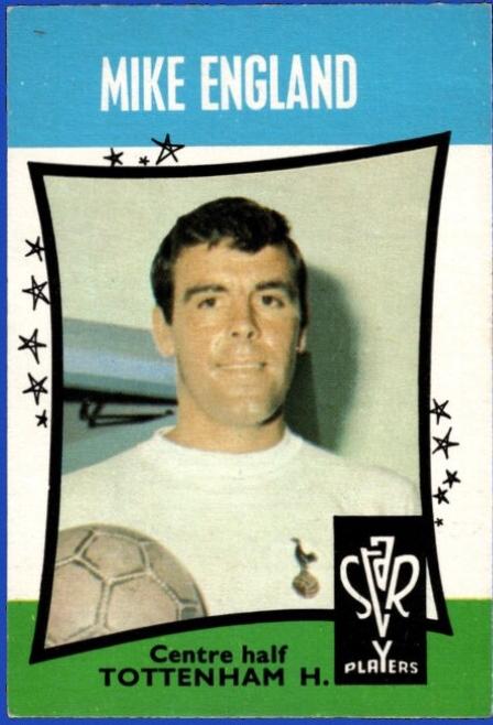 Mike England #6 Soccer Cards 1967 A & BC Star Players