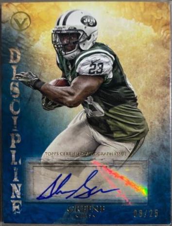 Shonn Greene #CA-SG Football Cards 2012 Topps Valor Centurion Autographs