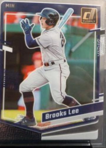Brooks Lee #1 Baseball Cards 2023 Panini Chronicles Clearly Donruss