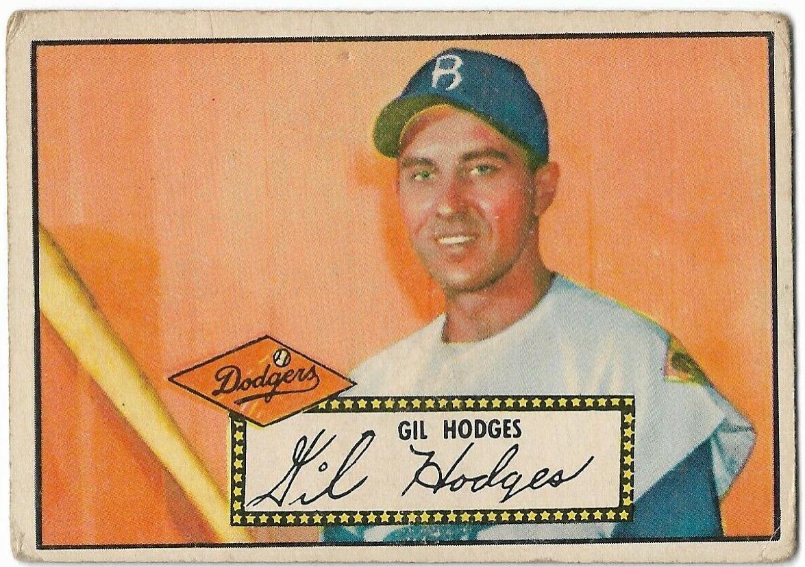 Gil Hodges #36 Baseball Cards 1952 Topps