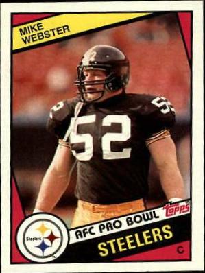 Mike Webster #171 Football Cards 1984 Topps