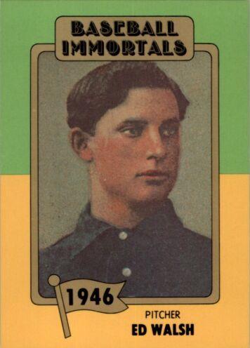 Ed Walsh #49 Baseball Cards 1980 Baseball Immortals
