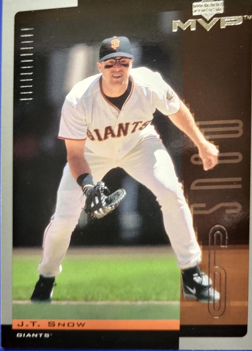 J.T. Snow #243 Baseball Cards 2001 Upper Deck MVP