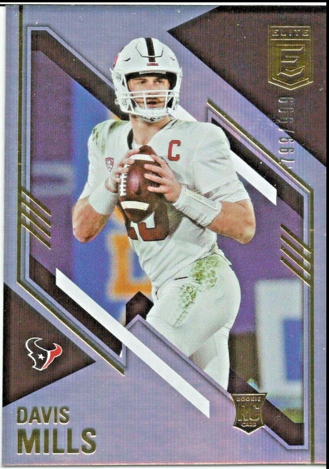 Davis Mills #200 2021 Panini Donruss Elite Football