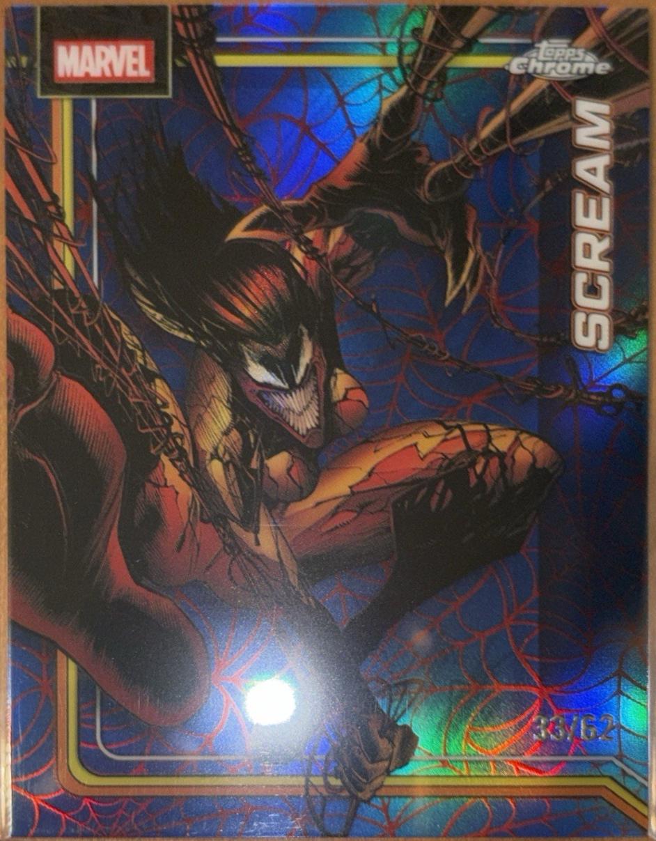 Scream Spider-Web Red/Blue Refractor