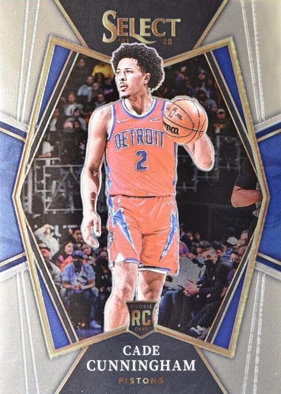 Cade Cunningham #116 Basketball Cards 2021 Panini Select