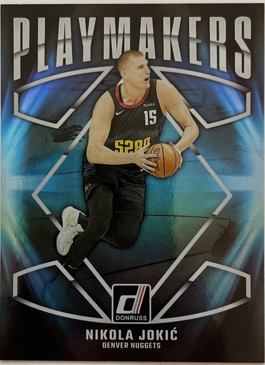 Nikola Jokic #6 Basketball Cards 2024 Panini Donruss PlayMakers