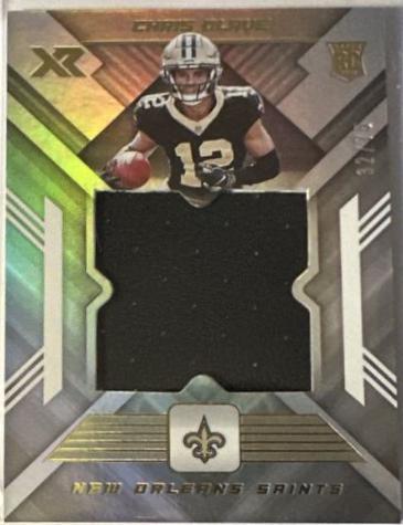 Chris Olave #RXL-9 Football Cards 2022 Panini XR Rookie XL Materials