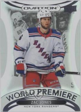 Zac Jones #WP-13 Hockey Cards 2021 Upper Deck Ovation World Premiere