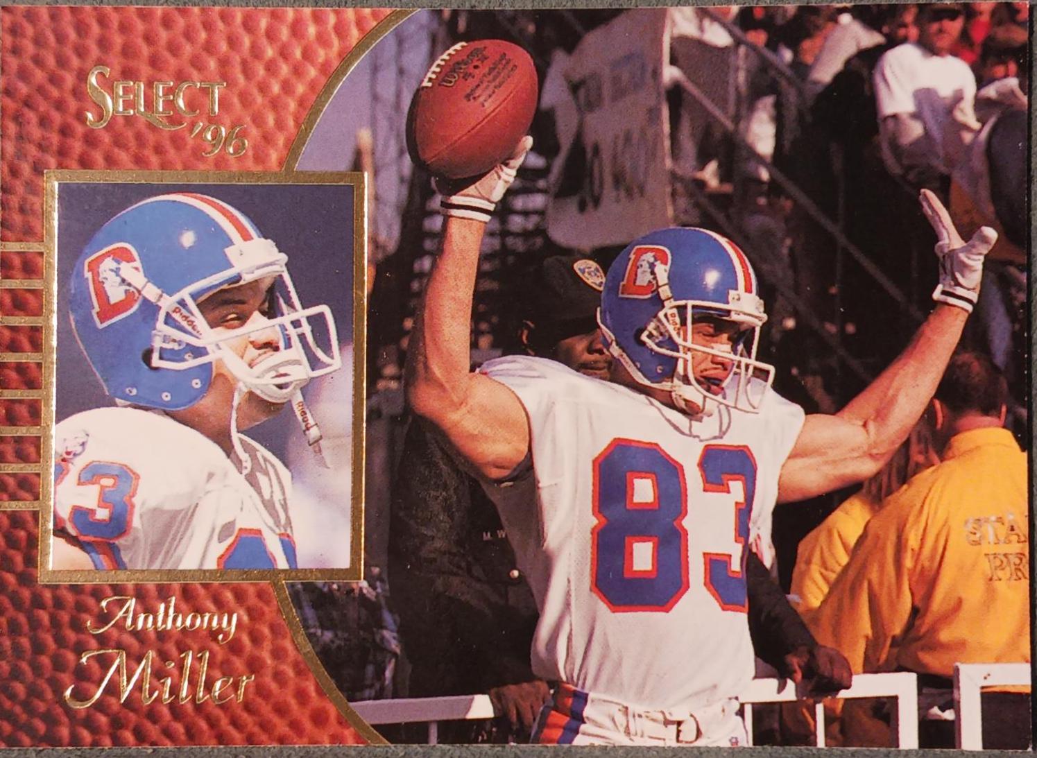 Anthony Miller #10 Football Cards 1996 Select