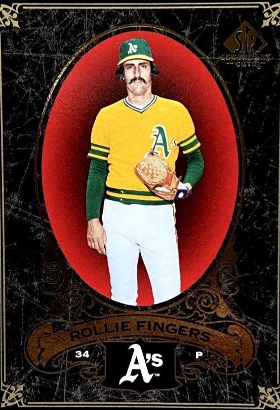 Rollie Fingers #63 Baseball Cards 2007 SP Legendary Cuts