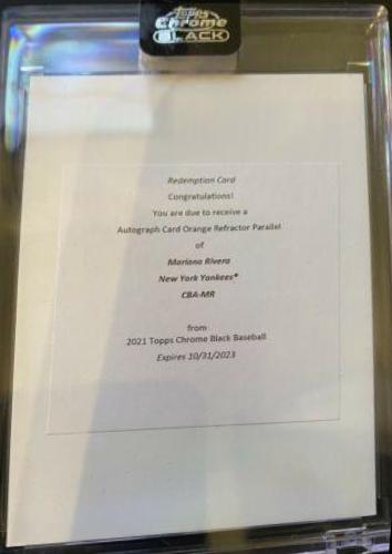 Mariano Rivera [Orange Refractor] #CBA-MR
