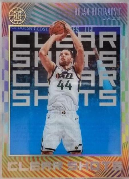 Bojan Bogdanovic #6 Basketball Cards 2019 Panini Illusions Clear Shots