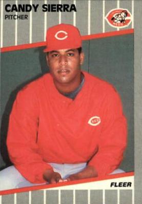 Candy Sierra #171 Baseball Cards 1989 Fleer