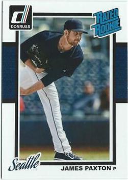 James Paxton #39 Baseball Cards 2014 Donruss