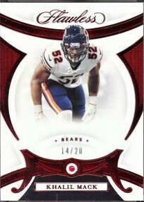 Khalil Mack #9 Football Cards 2020 Panini Flawless