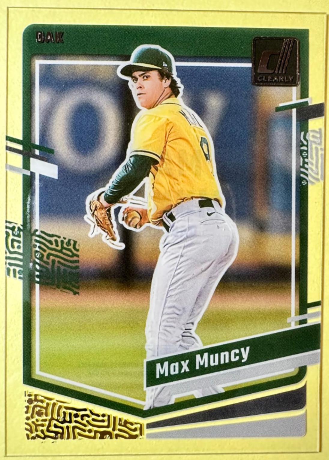 Max Muncy #5 Baseball Cards 2023 Panini Chronicles Clearly Donruss
