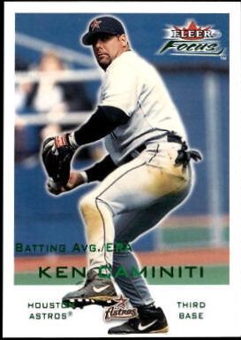 Ken Caminiti #4 Baseball Cards 2001 Fleer Focus