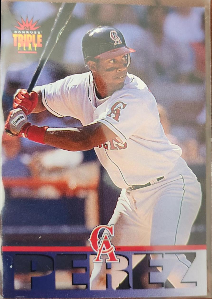 Eduardo Perez #18 Baseball Cards 1994 Donruss Triple Play