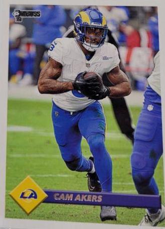 Cam Akers #R93-34 Football Cards 2023 Panini Donruss Retro 1993