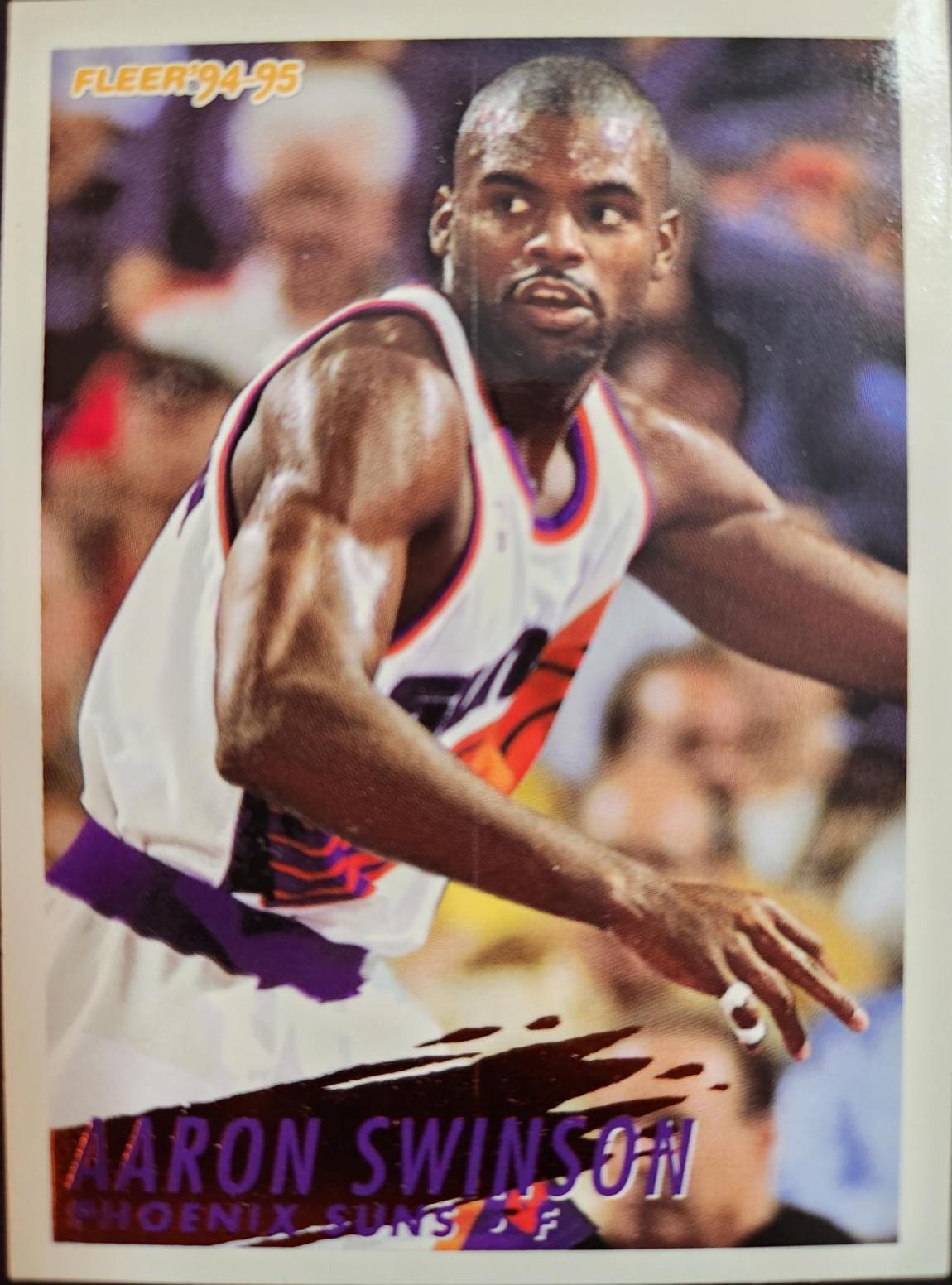 Aaron Swinson #354 Basketball Cards 1994 Fleer