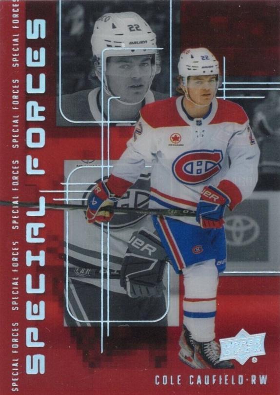 Cole Caufield #SF-10 Hockey Cards 2023 Upper Deck Special Forces