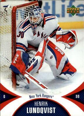 Henrik Lundqvist #66 Hockey Cards 2006 Upper Deck Mini Jersey Collection